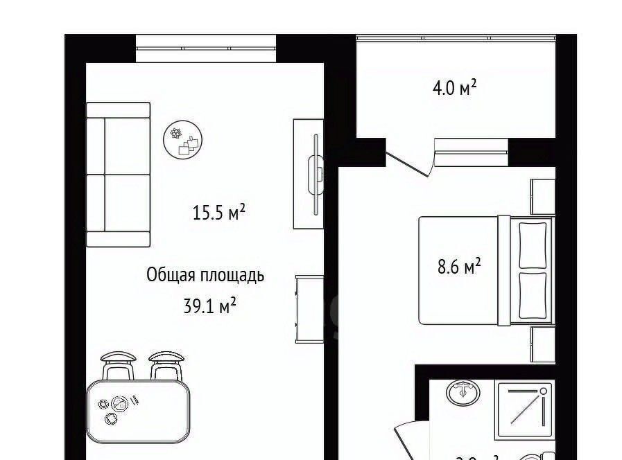 квартира г Новосибирск Речной вокзал ул Красный Факел 25/1 фото 2
