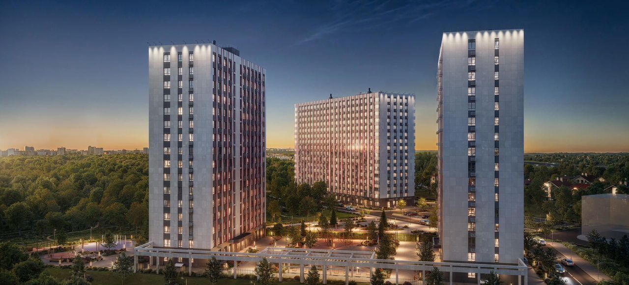 квартира г Москва п Сосенское ЖК «Ольховый Квартал» метро Коммунарка к 2. 2 фото 2
