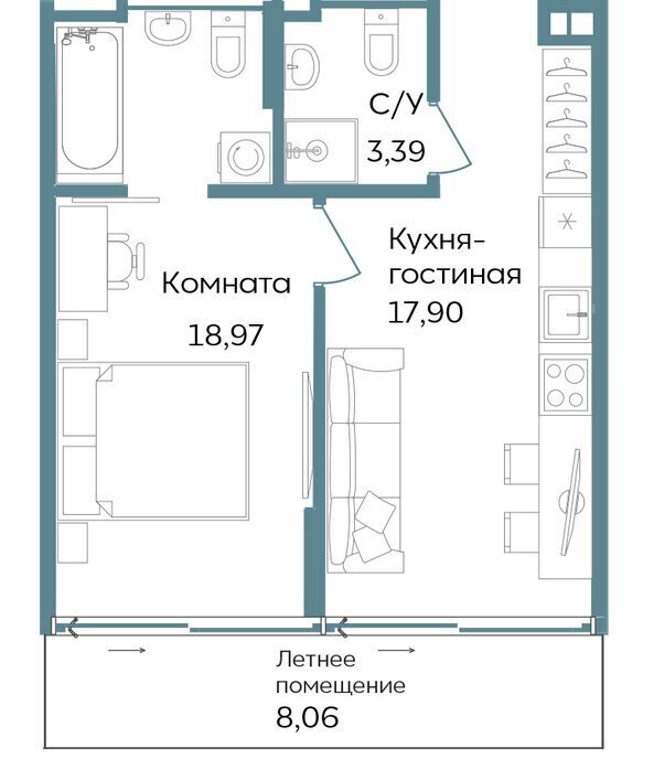 квартира г Саки курортный кластер Темпо фото 1