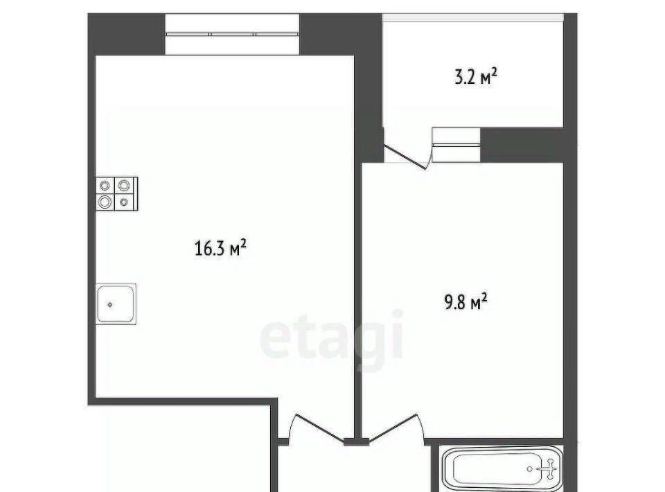 квартира г Сургут ул Ивана Захарова 9/2 30-й фото 2