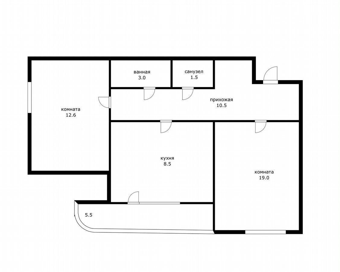 квартира г Краснодар р-н Центральный ул Коммунаров 57 фото 19