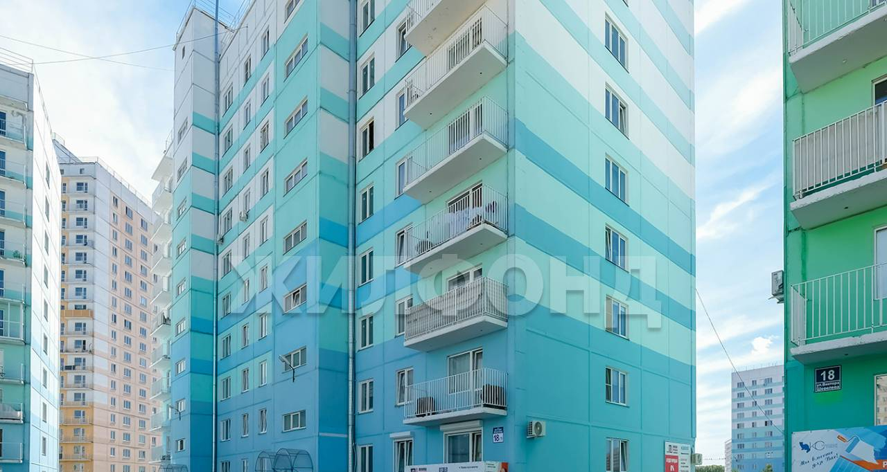 квартира г Новосибирск р-н Кировский ЖК «Просторный» Южно-Чемской м-н, Виктора Шевелёва, 18/1 фото 3