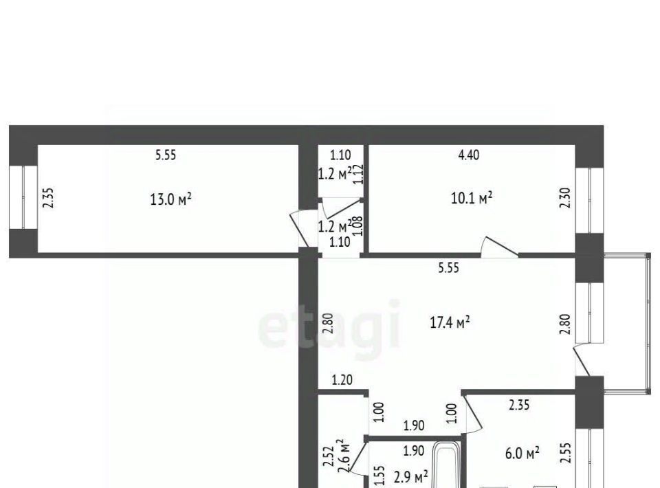квартира г Выкса ул Красные зори 25а фото 2