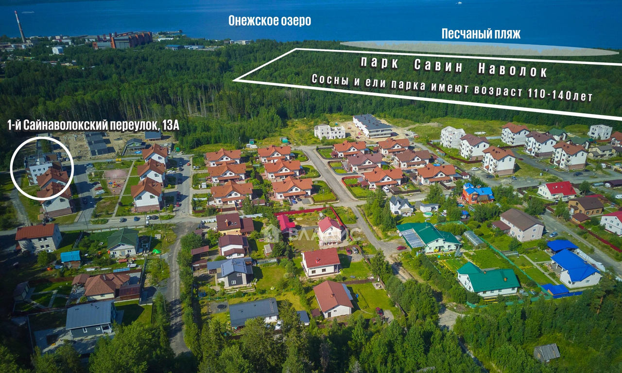 квартира г Петрозаводск р-н Сайнаволок пер 1-й Сайнаволокский 13а фото 39