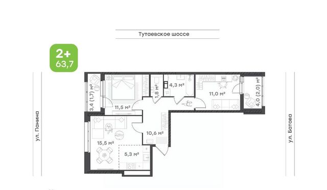 р-н Дзержинский ш Тутаевское 93б ЖК «Новеллы» фото