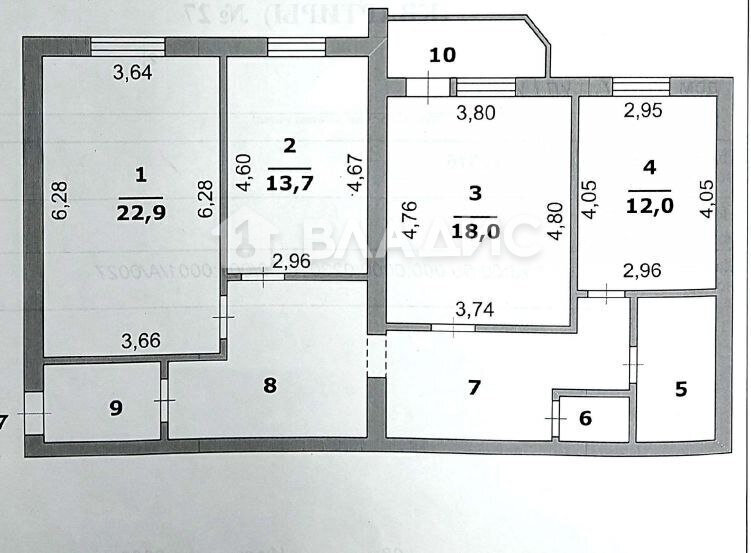 квартира г Белгород ул Губкина 57 фото 13