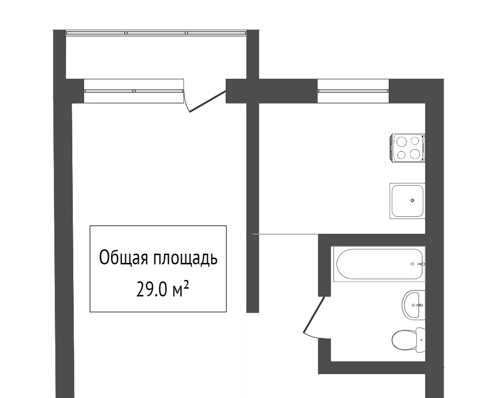 квартира г Томск р-н Ленинский Карла Маркса, 54 фото 10