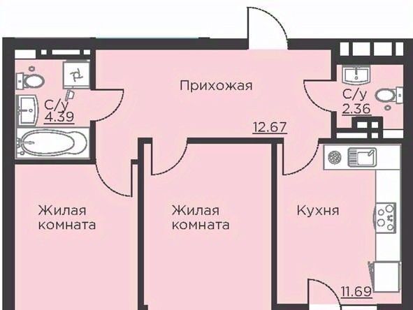 квартира г Воронеж р-н Центральный ул Ломоносова 116б фото 1