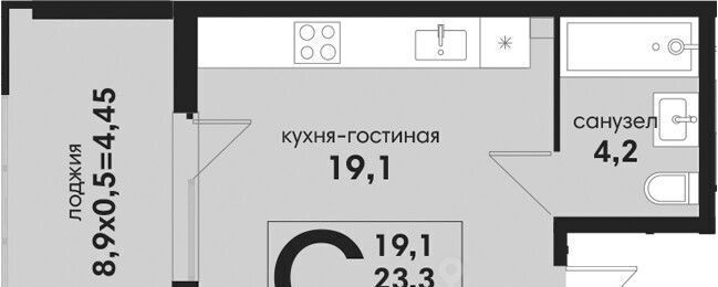 квартира г Краснодар р-н Прикубанский Новая Елизаветка кп фото 1
