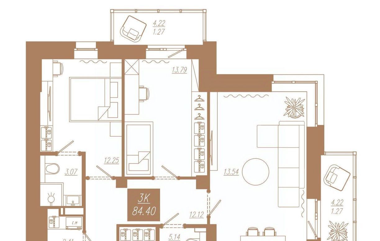 квартира г Красноярск р-н Советский ул 3-я Краснодарская фото 1