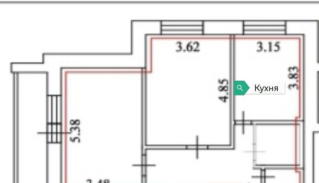 квартира г Курск р-н Железнодорожный ул Маяковского 39 фото 26