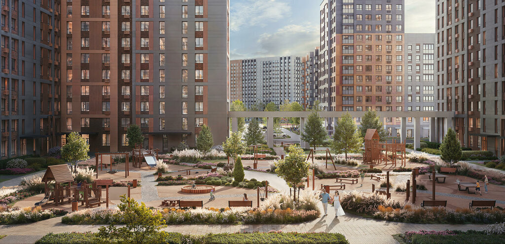 квартира г Москва п Сосенское д Столбово метро Ольховая ЖК Эко Бунино, 15 фото 17