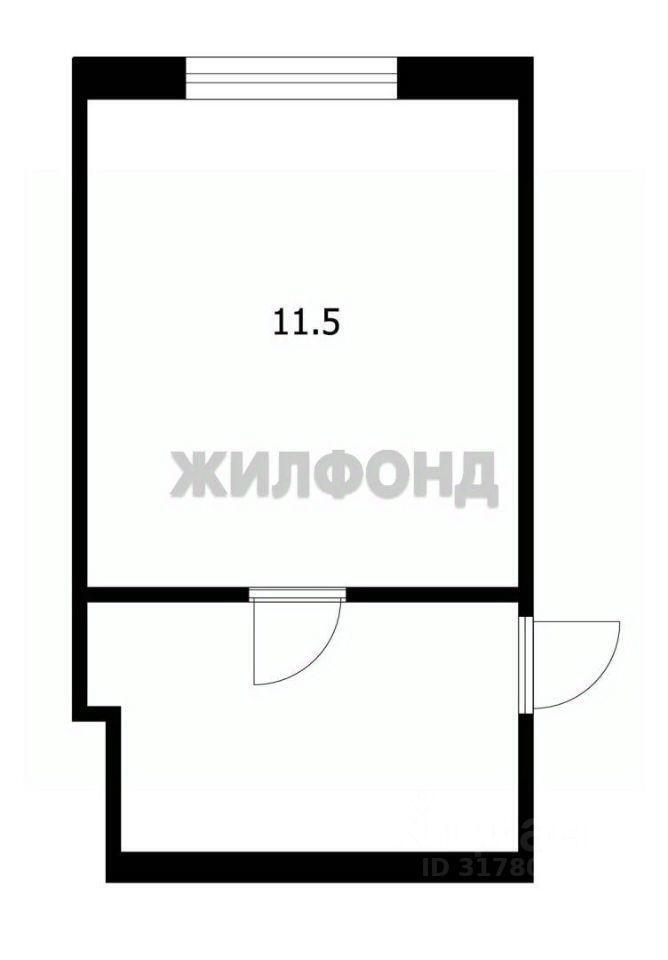 комната г Новосибирск р-н Заельцовский ул Дмитрия Донского 23 фото 5
