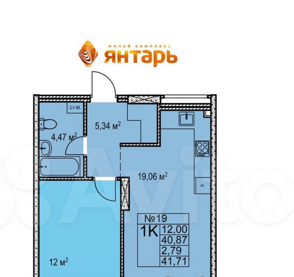 квартира г Нижний Новгород п Высоково р-н Советский пер Вишневый 3 фото 1