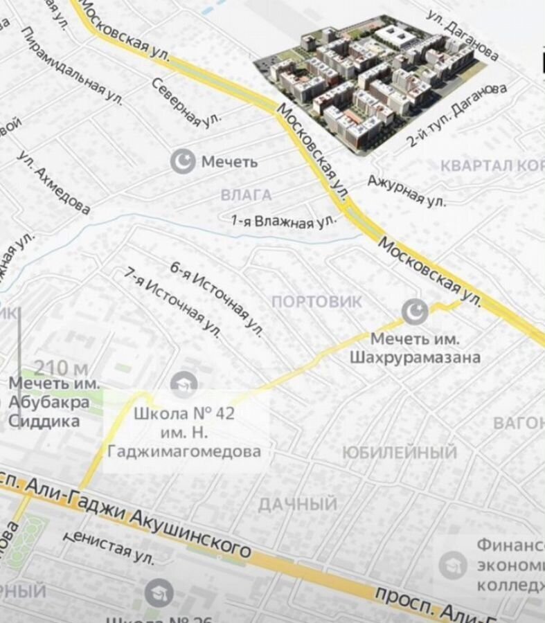 квартира г Махачкала р-н Кировский ул Даганова 139 Кировский внутригородской район фото 9