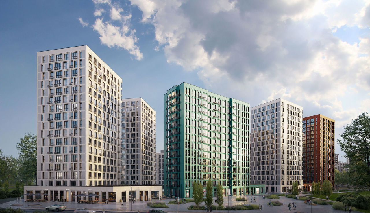 квартира г Москва п Сосенское жилой район «Скандинавия» метро Коммунарка Потапово, стр. 25. 7, Московская область фото 7