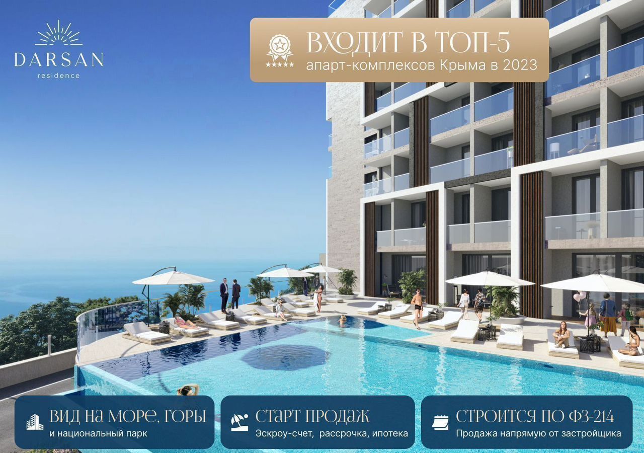 квартира г Ялта ул Войкова 39а корп. 2 фото 4