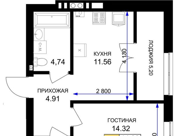квартира ЖК «Включи» фото