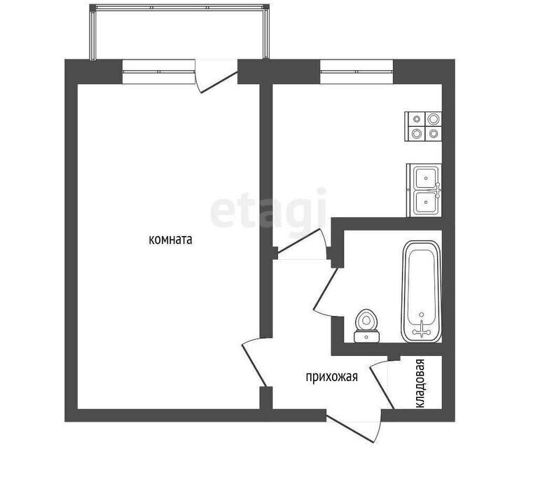 квартира г Верхняя Салда ул Устинова 19к/1 фото 1