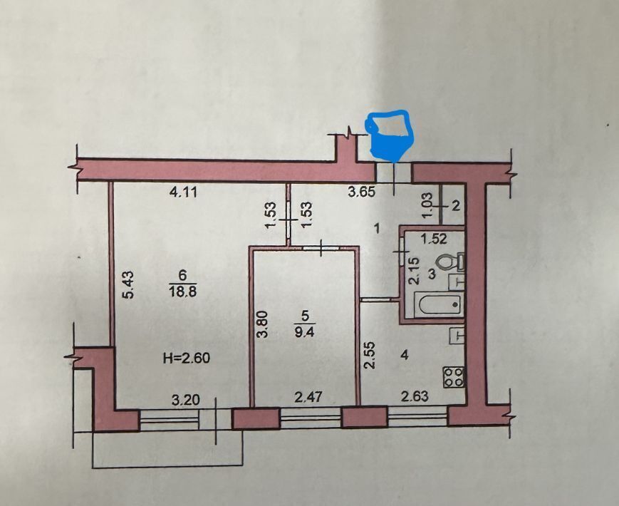 квартира г Волгоград р-н Тракторозаводский ул им. Грамши 47 фото 10