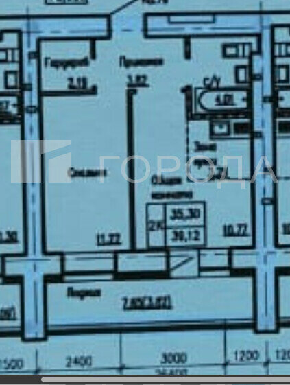 квартира г Барнаул ул Нагорная 6-я 15г/10 фото 1