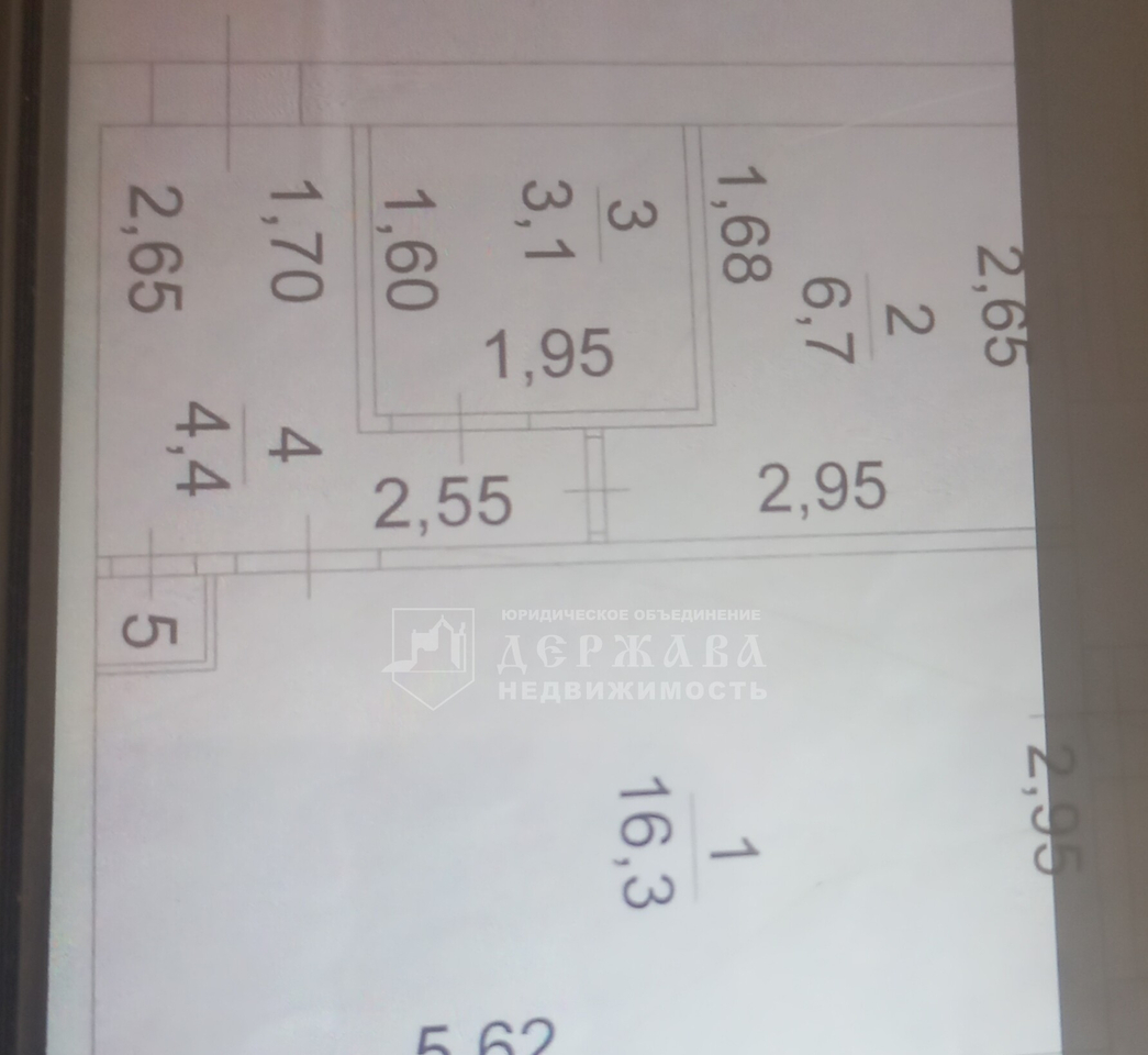 квартира г Кемерово р-н Заводский Южный м-н, Веры Волошиной, 25 фото 20