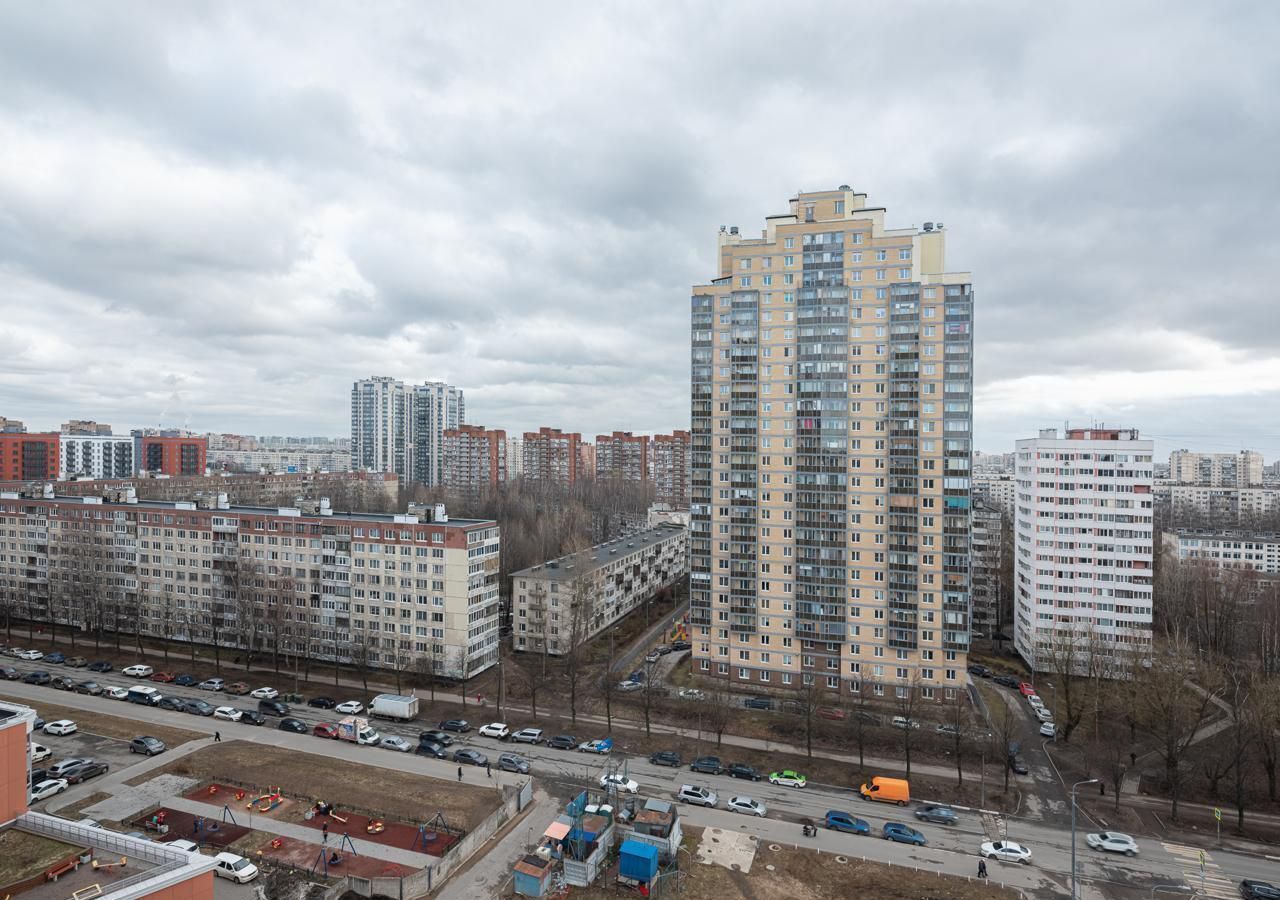 квартира г Санкт-Петербург метро Проспект Просвещения ул Руднева 14к/2 фото 12