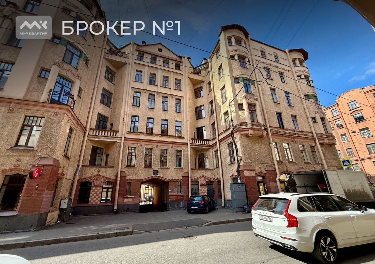 квартира г Санкт-Петербург метро Чкаловская Малый пр-т Петроградской стороны, 66/32 фото 6