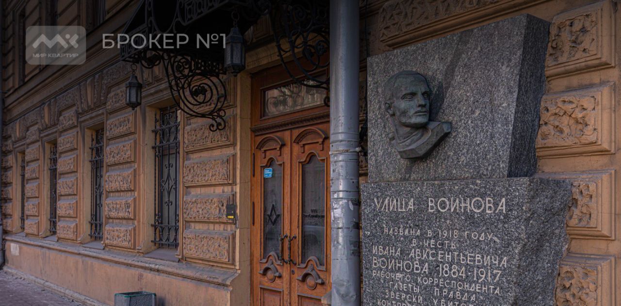 квартира г Санкт-Петербург метро Чернышевская ул Гагаринская 6/1 фото 12