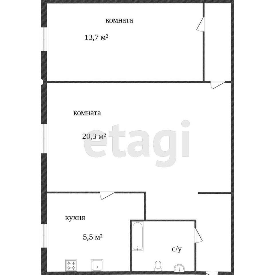 квартира г Комсомольск-на-Амуре ул Рабочая 54 КИУЗ Менделеева фото 1