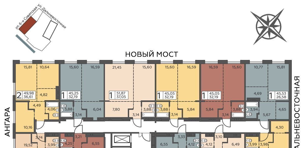 квартира г Иркутск р-н Октябрьский ул 6-я Советская 2 фото 2
