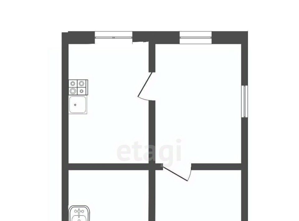 квартира г Тула п Горелки ул Ключевая 2 р-н Зареченский фото 2