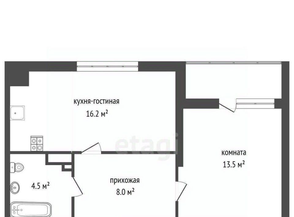 квартира г Ростов-на-Дону р-н Пролетарский пр-кт 40-летия Победы 111/3с 2 фото 2