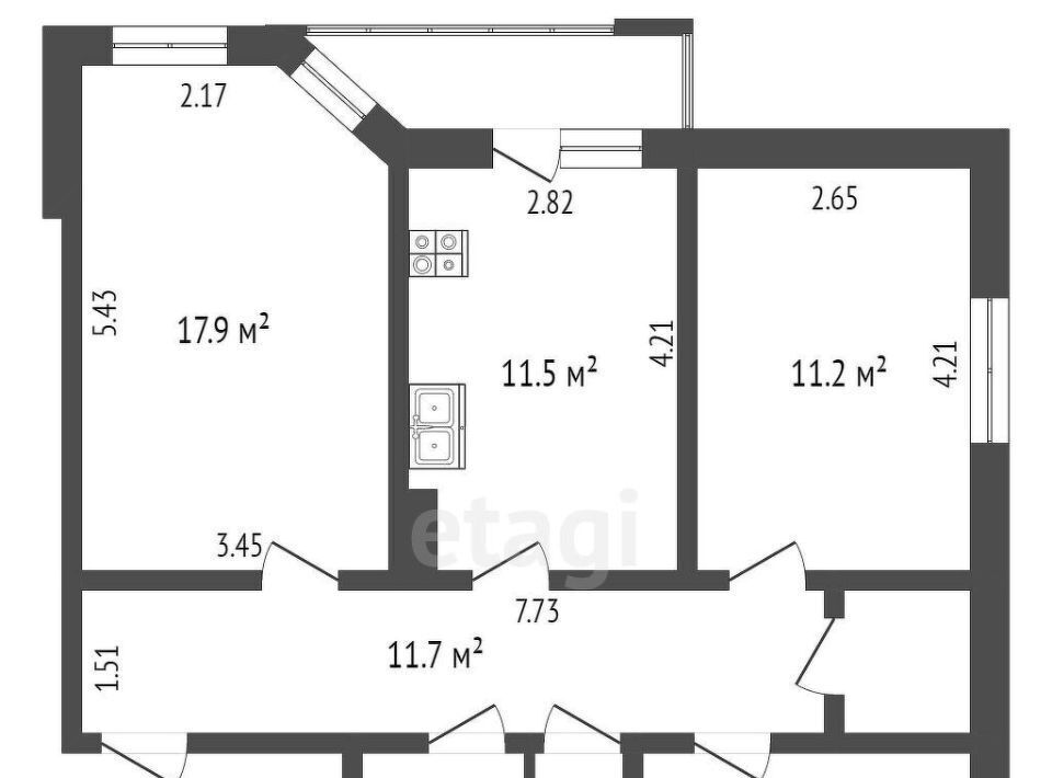 квартира г Сургут пр-кт Ленина 33 фото 1
