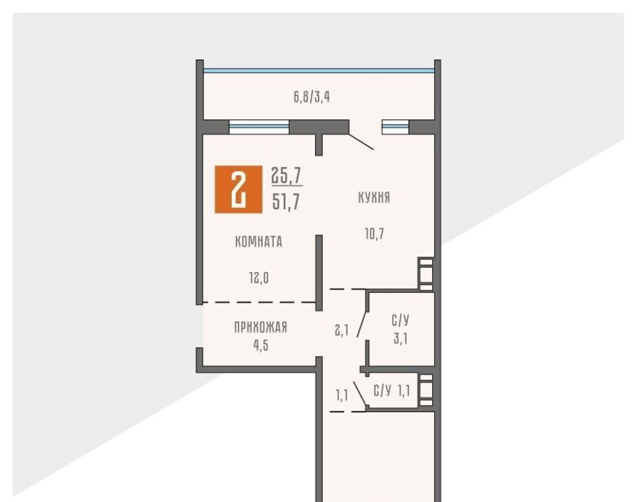 квартира г Курган ул Тимофея Невежина 3к/3 фото 1