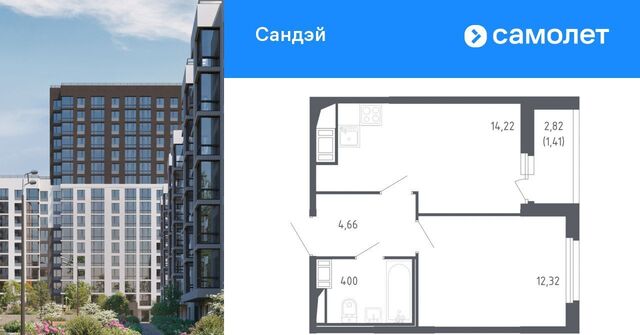 метро Проспект Ветеранов ЖК «Сандэй» 7/2 фото