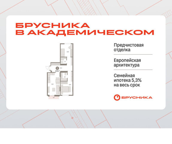 Академический Чкаловская ЖК Брусника в Академическом 19-й квартал фото