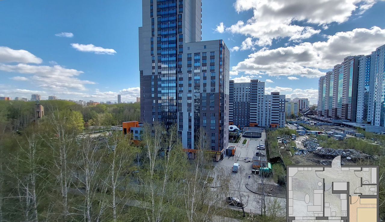 квартира г Екатеринбург Геологическая ул Ясная 30 фото 28