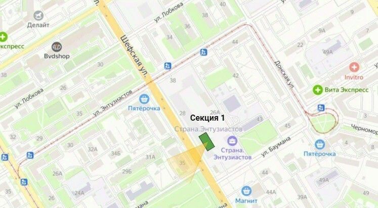 квартира г Екатеринбург ул Шефская 26 Проспект Космонавтов фото 3