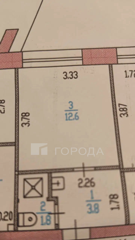 квартира г Барнаул ул Молодежная 2а фото 10