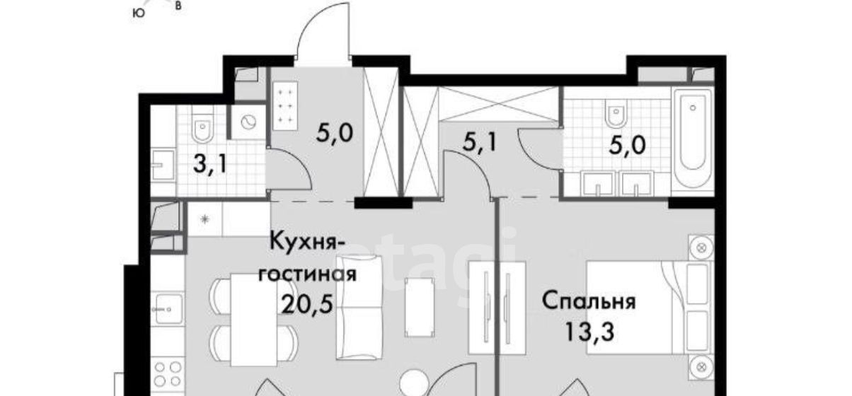 квартира г Москва метро Свиблово ул Снежная 22к/3 фото 1
