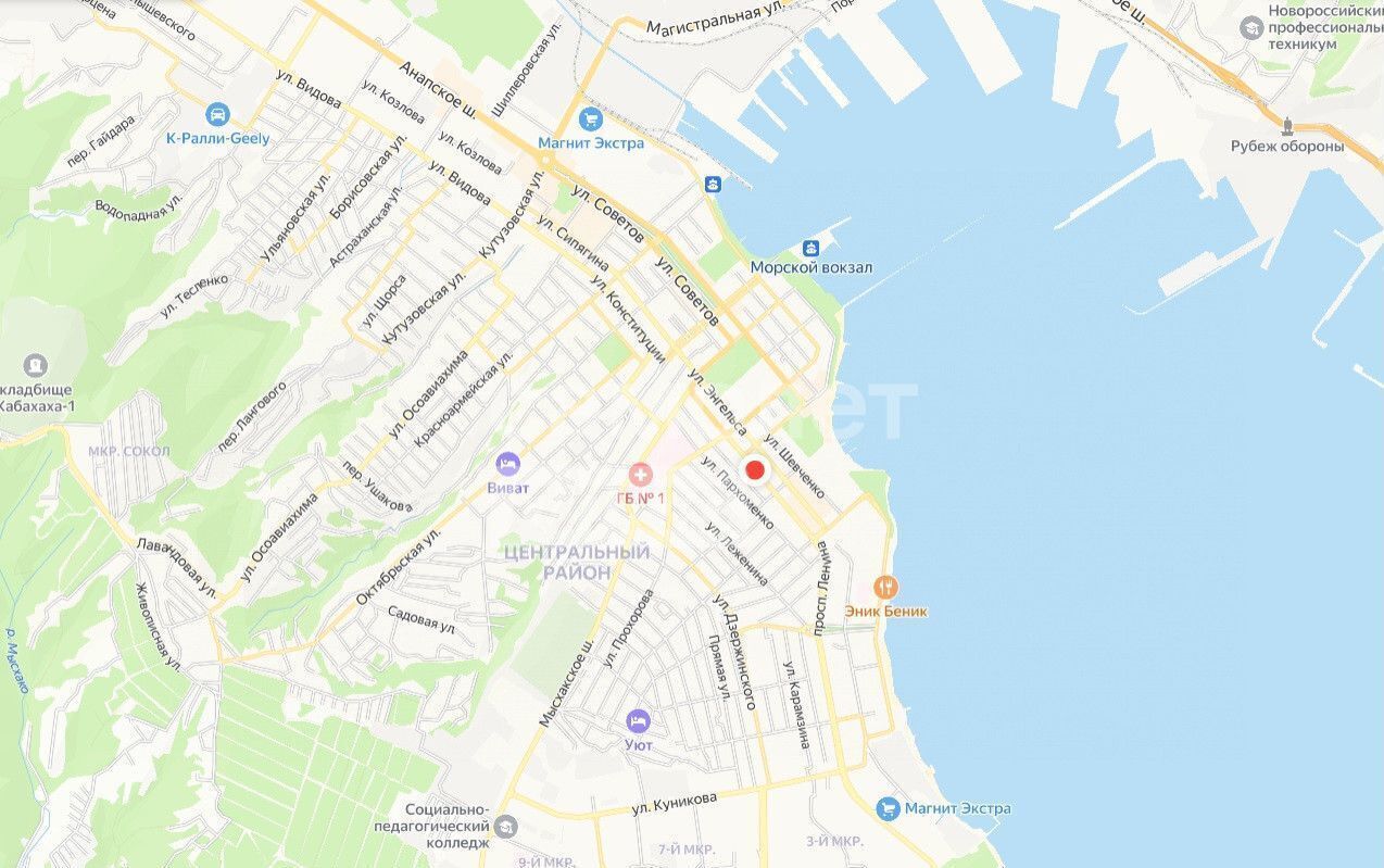 квартира г Новороссийск р-н Центральный ул Энгельса 60 фото 6