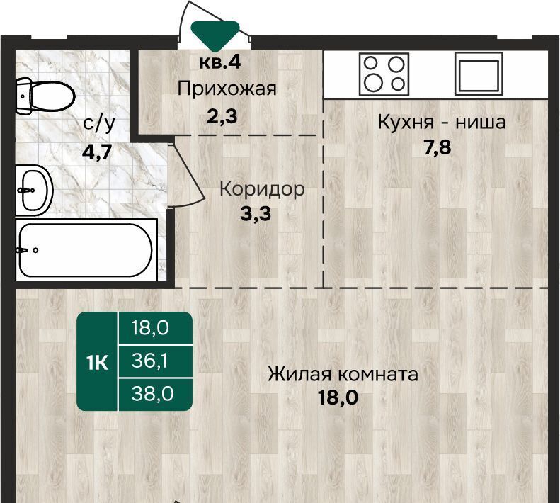 квартира г Барнаул р-н Индустриальный Камчатка жилой комплекс фото 1