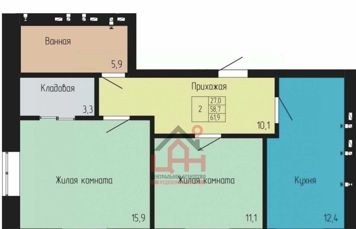квартира г Ессентуки ул Никольская 27к/2б фото 1