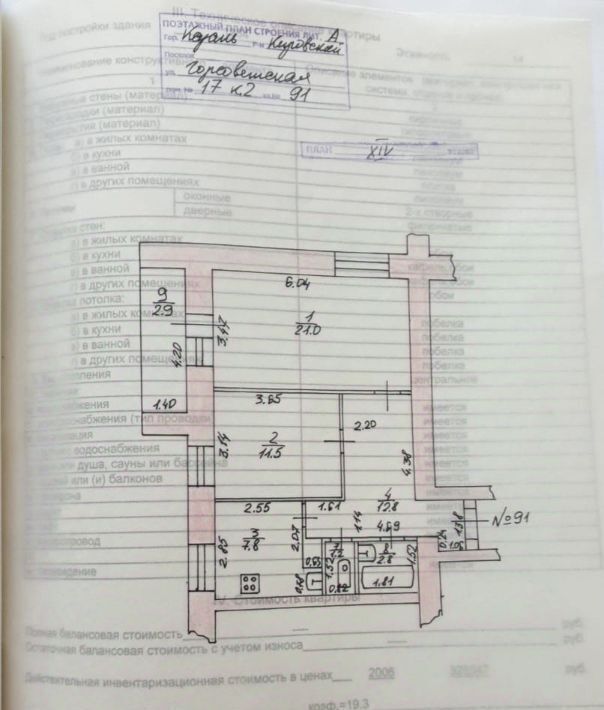 квартира г Казань Козья слобода ул Горсоветская 17к/2 фото 3