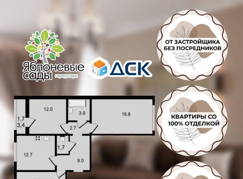 квартира г Воронеж р-н Центральный ул Пескова 8 фото 1
