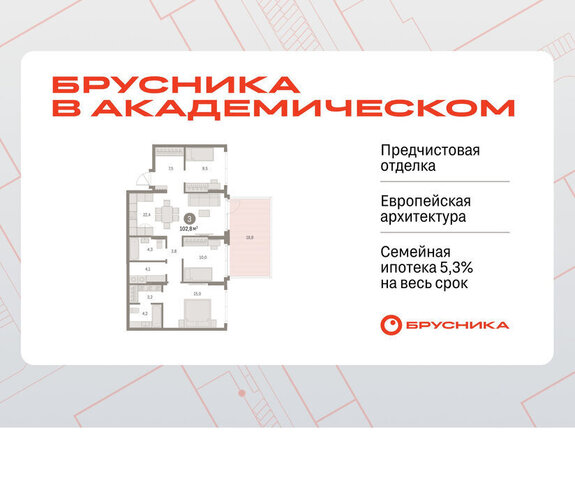 ЖК Брусника в Академическом 19-й квартал фото