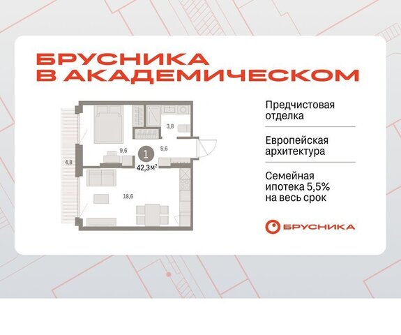 Академический Чкаловская ЖК Брусника в Академическом 19-й квартал фото