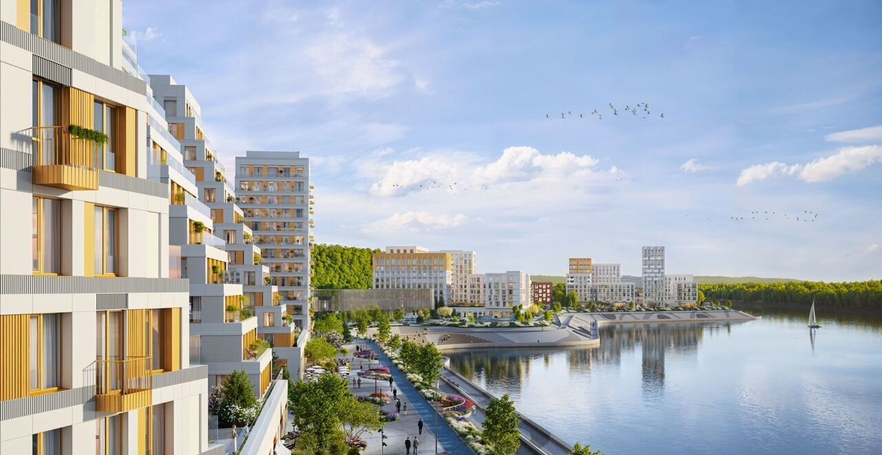 квартира г Нижний Новгород р-н Нижегородский наб Гребного канала 1 фото 7