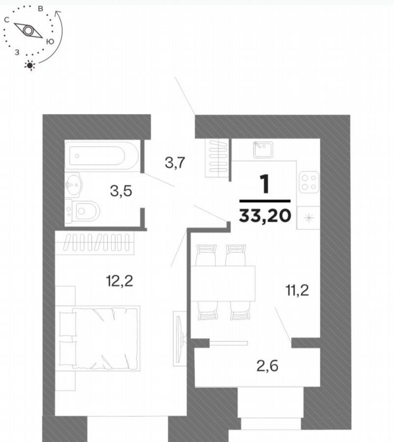 квартира г Рязань р-н Московский ул Интернациональная 2 фото 2